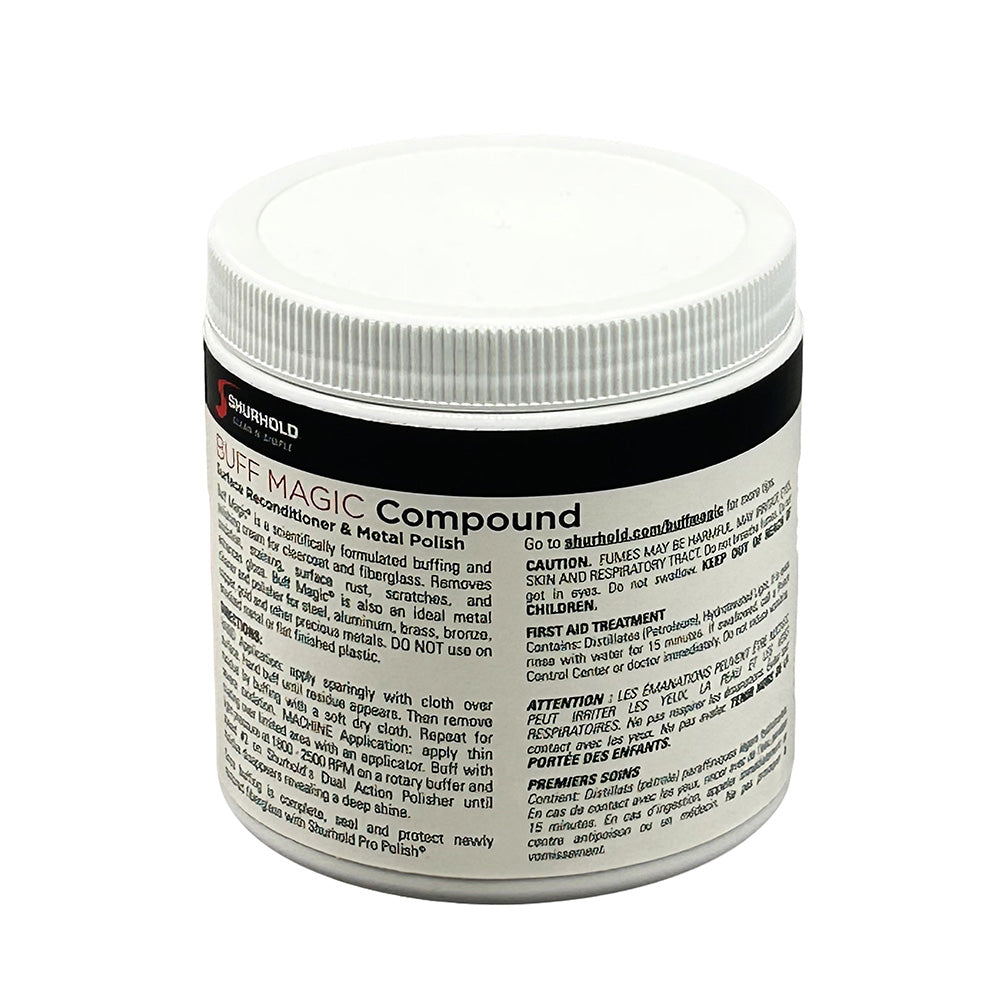 Shurhold Buff Magic Compound Surface Reconditioner Metal Polish - 22oz