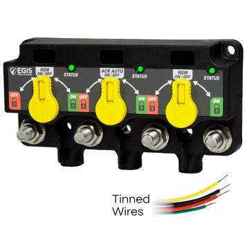 Egis XD Series Triple Flex 2 Relay-ACR-Relay w/Knobs  Tinned Wires [8730-1535]