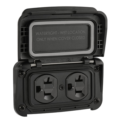 Scanstrut Ventura Series Dual AC Outlet - 125V - 20A [SC-V-P1]