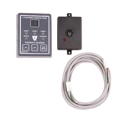Trident Marine 12/24V Full Detection Panel w/Gas Detector  10' Quick Cable - Solenoid Not Included [1300-7760]
