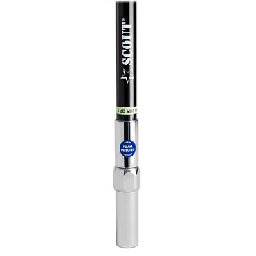 Scout 8' QuickFit Black VHF Antenna w/5M Cable + FME Quick 6 Foam Filled 6db Solid Brass  Copper Element [PF AN NVHF00042T]