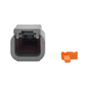 Bluewater 2 Position DTM Male Connector [DTM04-2P]