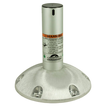 Springfield 2-3/8" Explorer Fixed-Height Locking Pedestal - 10" [1250310-MLNS]