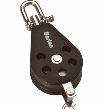 Barton Size 1 30mm Plain Bearing Pulley Block Single Swivel  Becket [N01131]