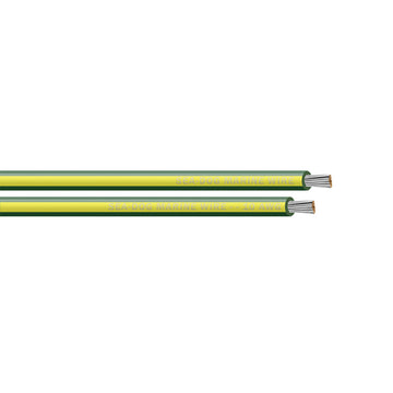 Sea-Dog 10 AWG Green/Yellow Stripe Primary Wire - 100' [8010142]