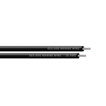 Sea-Dog 16 AWG Black Primary Wire - 25' [8016010]