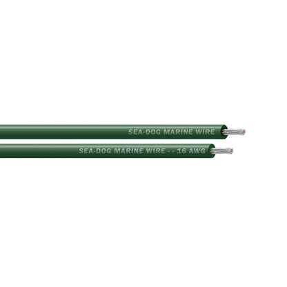 Sea-Dog 16 AWG Green Primary Wire - 25' [8016040]