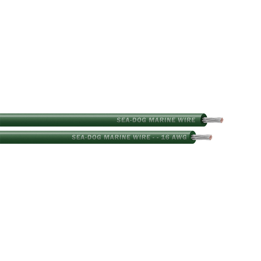 Sea-Dog 16 AWG Green Primary Wire -100' [8016042]