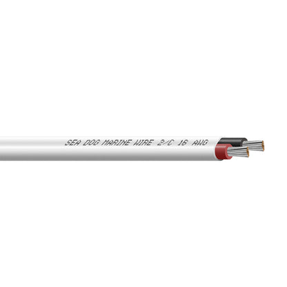 Sea-Dog 16/2 AWG Flat Duplex Wire - Red/Black - 500' [8016207]