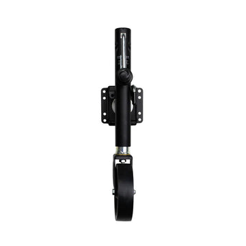 Powerwinch Select Series Jack - 1500lb, Weld-On, Single Wheel, Carbon Black [21400-J-1500-W1-B-R]