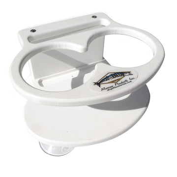 Deep Blue Marine Double Slim Can Drink Holder  Cell Phone - White [DSD-CELL]
