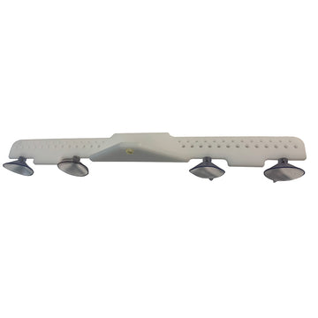 Deep Blue Marine 18" Acrylic Lure Rack - Suction Cup Mount - White [LR-18]