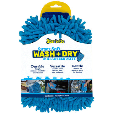Star brite Machine Washable Microfiber Reggae Mitt [40105]