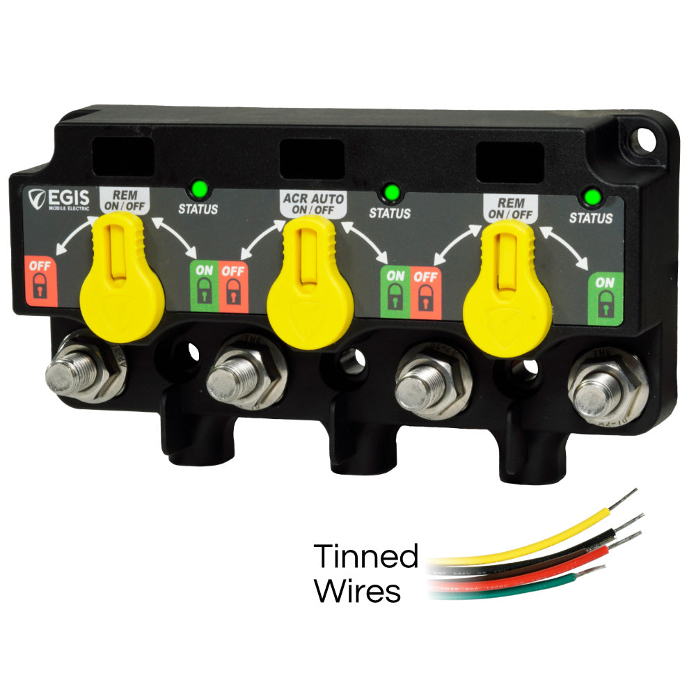 Egis XD Flex 1 Triple Relay/ACR/LVD w/Knob - Tinned Wires [8730-1111]