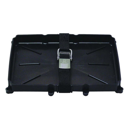 T-H Marine 24 Series Battery Holder Tray w/Stainless Buckled Strap [NBH-24-SSC-DP]