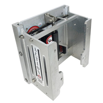 Bob's Machine 8" Setback Action Series Hydraulic Jack Plate - Silver [100-108001-NOPC-NOSPN-NG]
