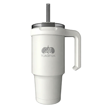 Toadfish SmartGrip Tumbler Non-Tip - 24oz - White