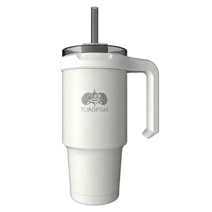 Toadfish SmartGrip Tumbler Non-Tip - 24oz - White