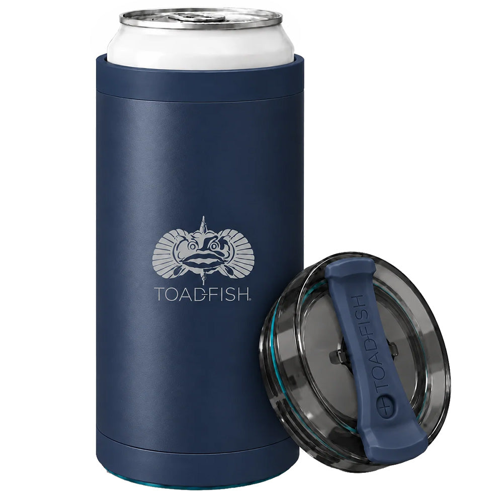 Toadfish SmartGrip 4-in-1 Can Cooler - 12oz - Navy