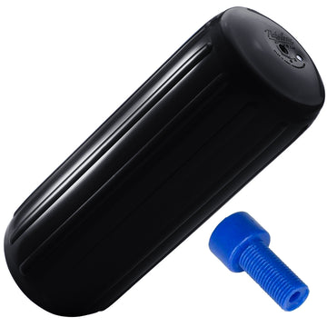 Polyform HTM-2 Fender 8.5" x 20.5" - Black w/Adapter [HTM-2 BLACK W/AIR ADAPTER]