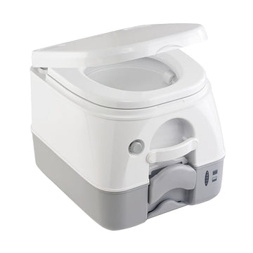 Dometic 974 Portable Toilet w/Mounting Brackets -2.6 Gallon - Grey  [301097406]
