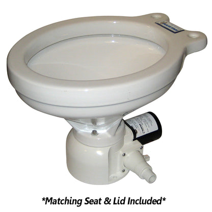 Raritan Sea Era QC Toilet - Household Style - Remote Intake Pump - Straight  90 Discharge - Smart Toilet Control - 12v [162HR012]