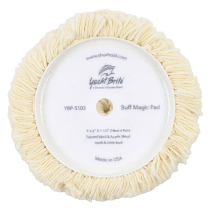 Shurhold Buff Magic Compounding Wool Pad - 7.5" f/Pro Rotary Polisher