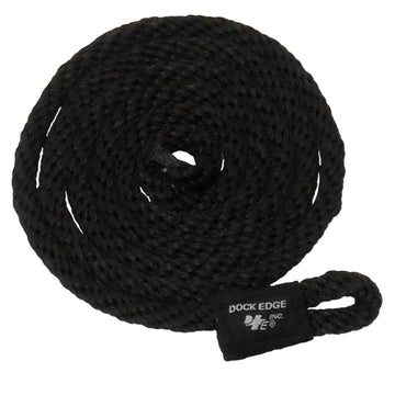 Dock Edge Fender Line - 3/8" x 5' - Black - 2-Pack [DE91566F]