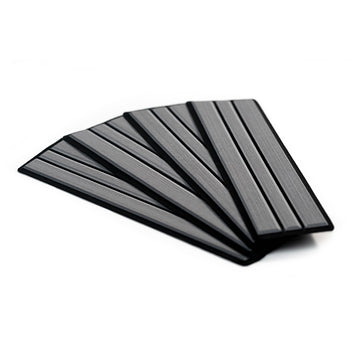 SeaDek Faux Teak 4-Piece Step Kit - Storm Grey/Black  [23902-80066]