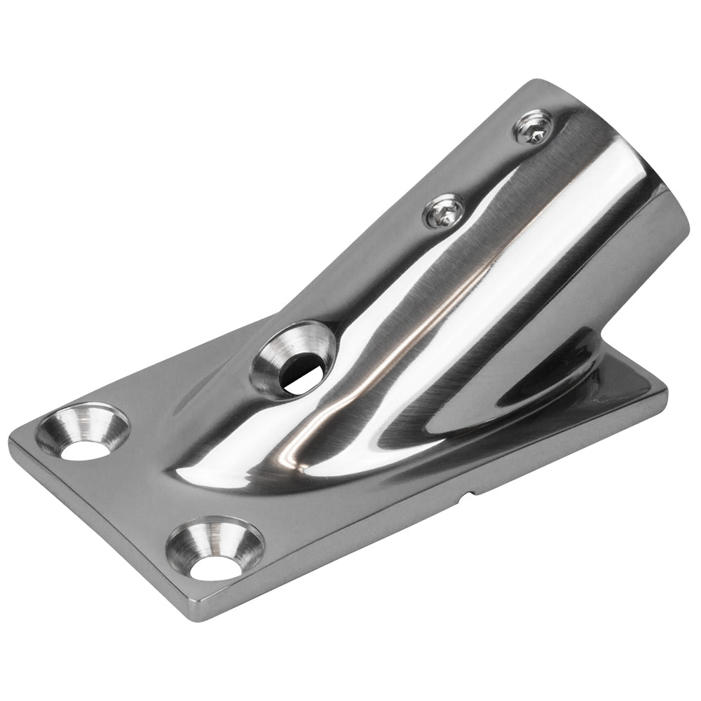 Sea-Dog Rail Base Fitting Rectangular Base 30 316 Stainless Steel 1-7/8" x 3-3/16" - 1" OD [281300-1]