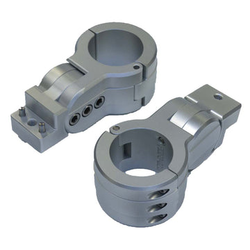 PTM Watersports Board Rack Mounts - 2.5" Pipe Clamp - Titanium Grey [P13198-2500TEBGR]