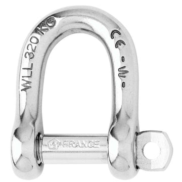 Wichard Self-Locking D Shackle - Diameter 6mm - 1/4" [1203W]
