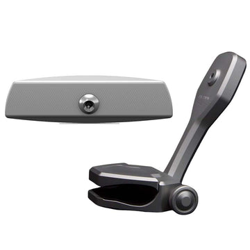 PTM Watersports Mirror/Bracket Kit w/VR-140 Elite Mirror  ZXR-320 (Titanium Grey) [P12848-1320TEBGR]