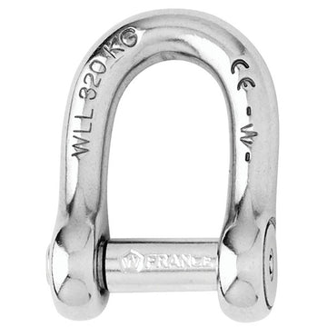 Wichard Self-Locking Allen Head Pin D Shackle - 6mm Diameter - 1/4" [1303W]