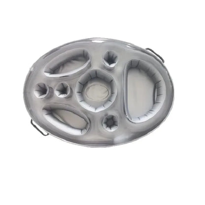 Inflatable water dining bar, ice bucket, pool party, drinks, food trays, porous drinks, cooling cup holders